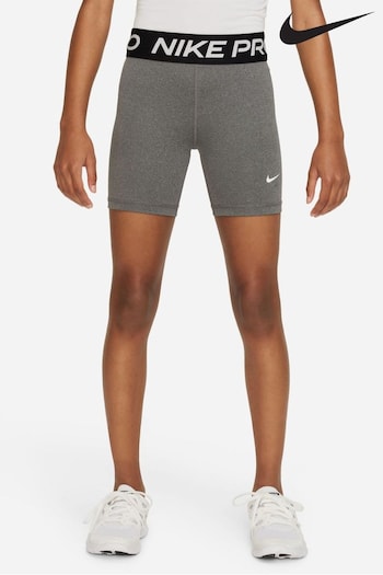 Nike Grey Marl Pro Dri-FIT 5 inch Shorts (649298) | £23