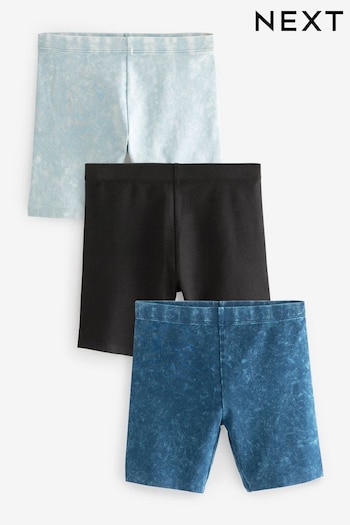 Blue 3 Pack 3 Pack Cycle Shorts Gal (3-16yrs) (649579) | £11 - £17