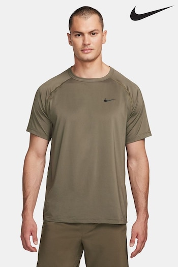 Nike Olive Green Dri-FIT Ready Training T-Shirt (649713) | £40