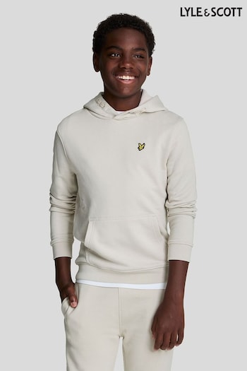 Lyle & Scott Natural Utility Cargo Boys Jersey Hoodie (649730) | £60