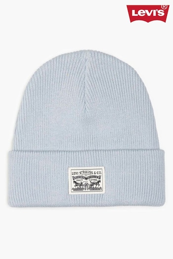 Levi's® Light Blue Back Patch Beanie (650088) | £25