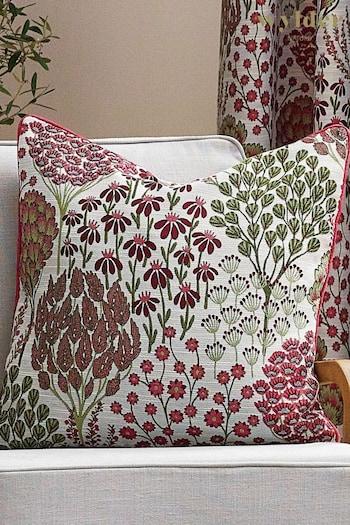 Wylder Nature Rednut Ophelia Floral Jacquard Cushion (650262) | £28