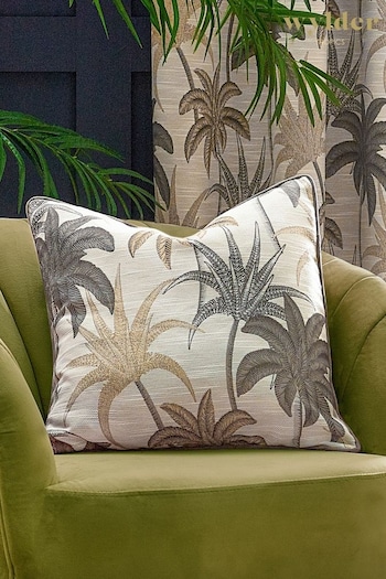 Wylder Tropics Natural Galapagos Tropical Jacquard Cushion (650263) | £28