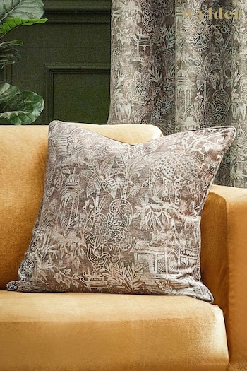 Wylder Tropics Linen Bengal Chenille Cushion (650349) | £26