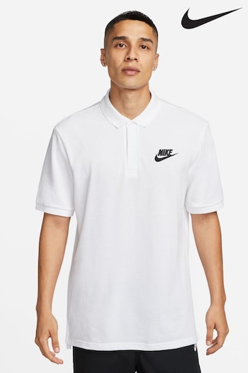 Nike LAGOON White Sportswear Polo Shirt (650472) | £33