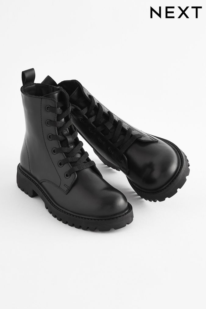 Next girls leather boots top