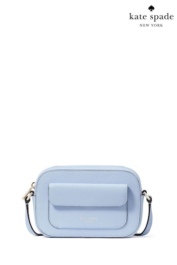 kate spade new york Small Blue Leather Pouch Cross-Body Bag (650537) | £225