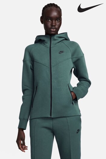 Nike Green Sportswear Tech Fleece Hoodie (650782) | £120