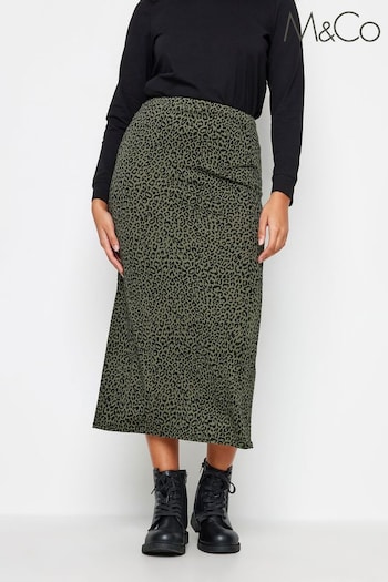 M&Co Green Maxi Tube Skirt (650919) | £26