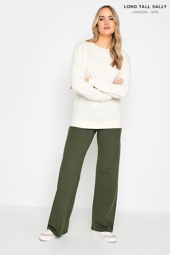 Long Tall Sally Green Wide Leg Yoga Joggers (650959) | £27