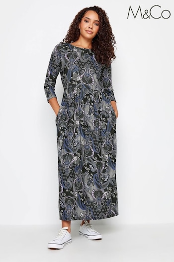M&Co Black Pocket Maxi Dress (651124) | £34