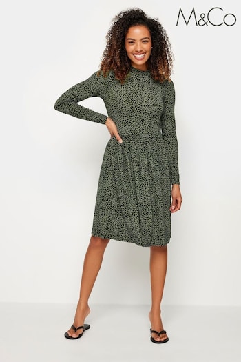 M&Co Green Short Smock Dress (651148) | £32