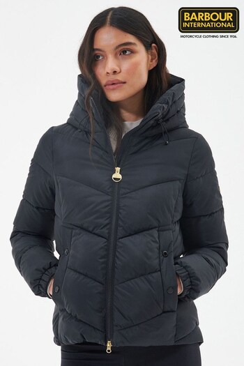 Barbour International® Boston Quilt Black Jacket (651151) | £199