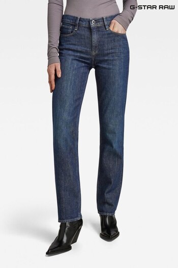 G Star Blue Strace Straight Jeans (651248) | £130