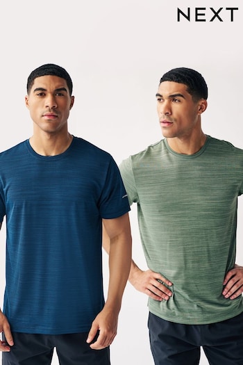Green Active Gym and Training T-Shirts 2 Pack (651267) | £30