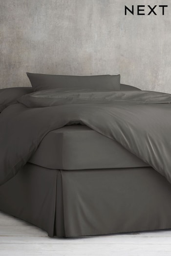 Charcoal Grey Cotton Rich Valance (651427) | £14 - £21