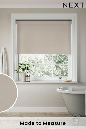 Taupe Natural Solstice Made to Measure Blackout Roller Blind (651669) | £66