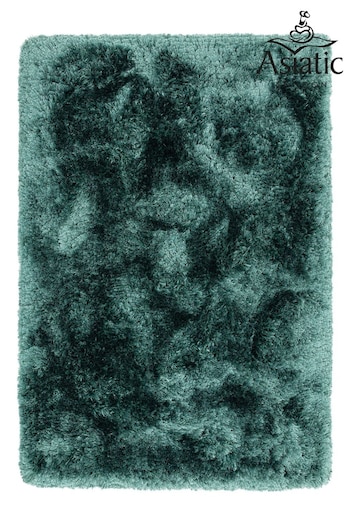 Asiatic Rugs Teal Blue Plush Rug (651873) | £355 - £640