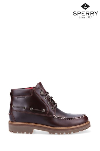 Sperry Brown Authentic Original Lug Chukka Boots (652044) | £165