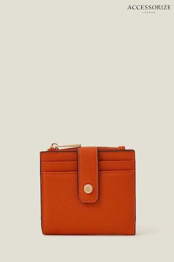 Accessorize Orange Zip Card Holder Purse (652452) | £14