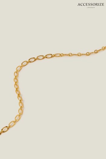 Accessorize 14ct Gold-Plated Bobble Chain Necklace (652571) | £20