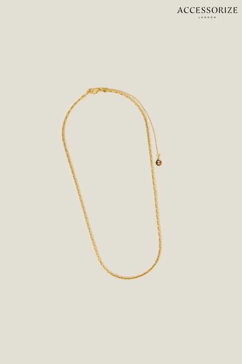 Accessorize 14ct Gold-Plated Collar Chain (652642) | £22