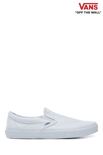 Vans UA Classic Slip On White Shoes (652766) | £57