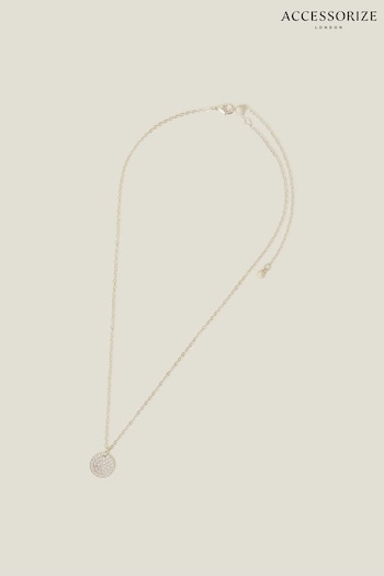 Accessorize Sterling Silver Plated Pendant Necklace (652952) | £18