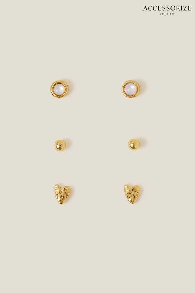 Accessorize Earrings Accessorize Hoop Stud Drop Earrings