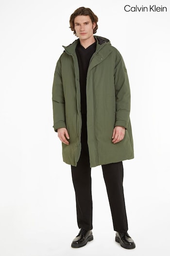 Calvin Klein Green Down Parka Jacket (653211) | £480