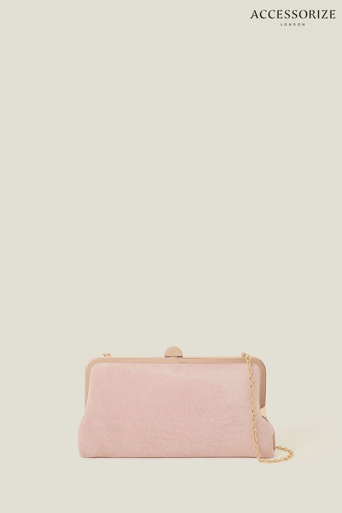 Pink blush clutch bag sale