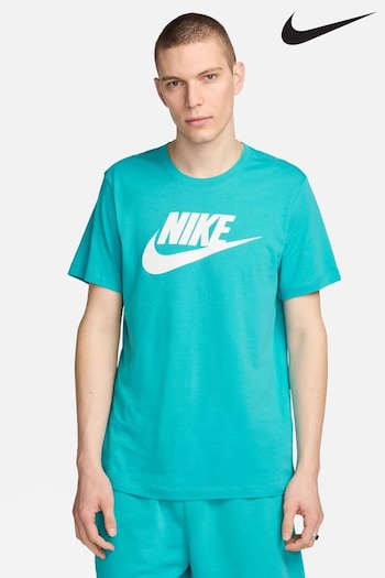 Nike Light Blue Icon Futura T-Shirt (653815) | £23