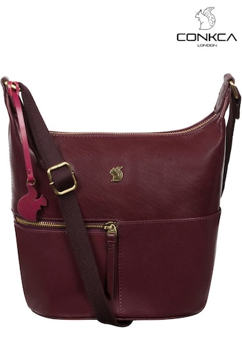 Conkca Little Kristin Leather Shoulder Bag (654344) | £66