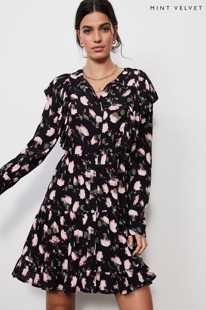Mint velvet salma shirt dress outlet