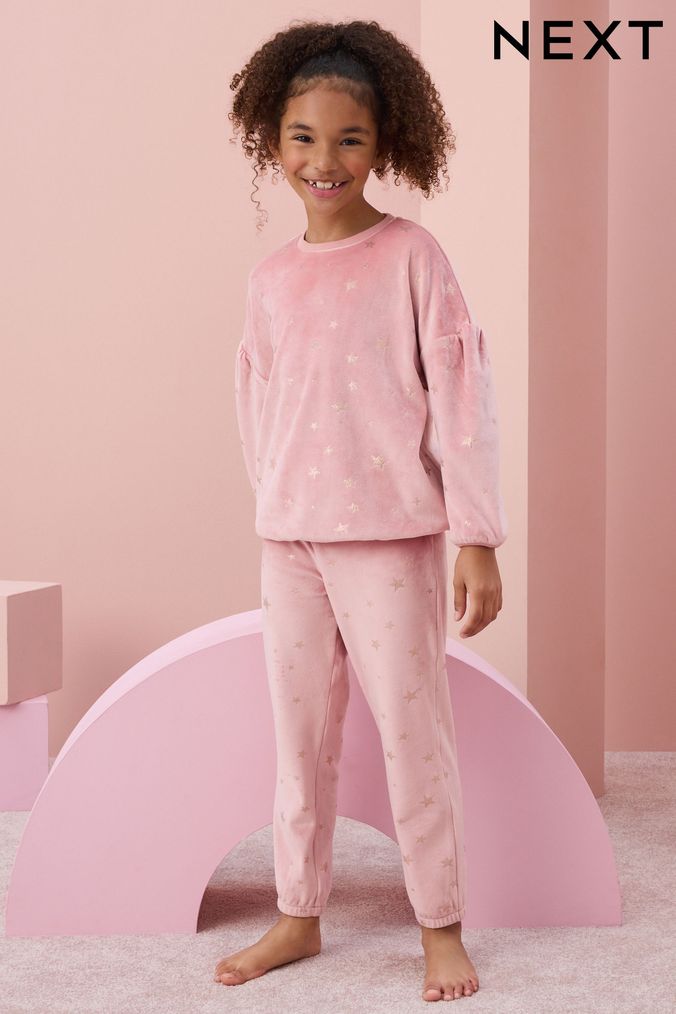 Plain girls pyjamas outlet