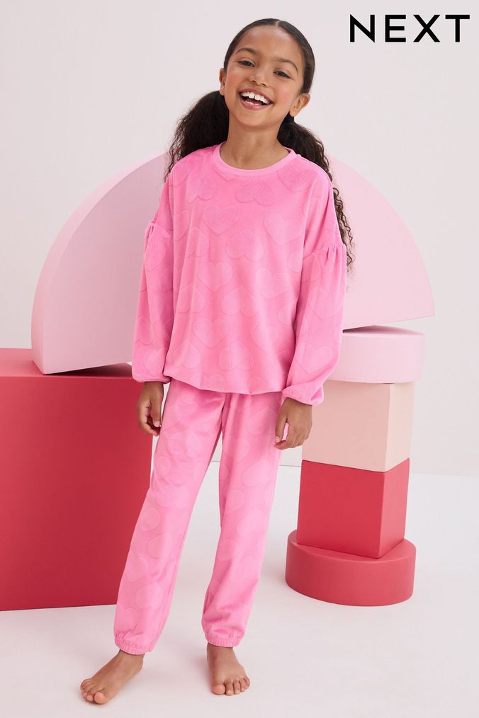 Plain girls pyjamas outlet