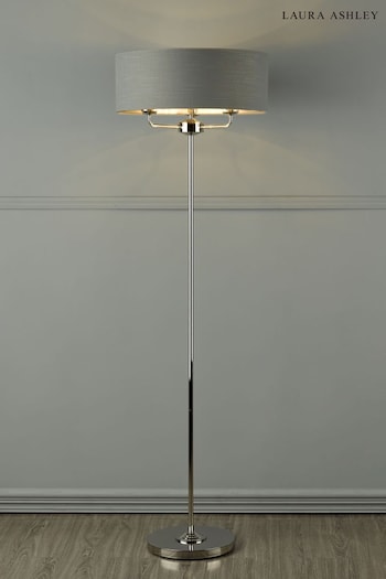 Laura Ashley Chrome Sorrento 3 Light Floor Lamp (655289) | £210