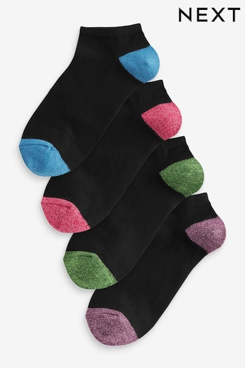 Black Trainer Socks 4 Pack (655538) | £9