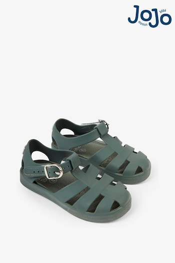 JoJo Maman Bébé Khaki Jelly Sandals Alexander (655581) | £12