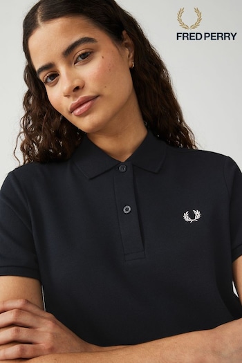 Fred Perry Womens Navy Polo Shirt Dress (655796) | £110