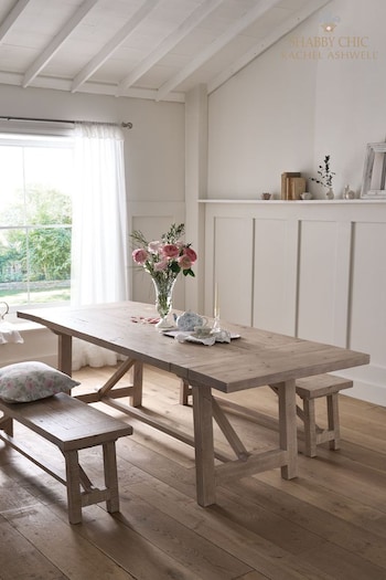 Shabby Chic by Rachel Ashwell® Reclaimed Pine Loretta Extendable 6 To 8 Seater Dining Table (655896) | £999