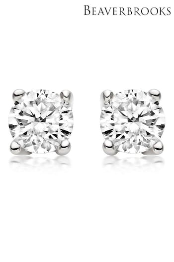 Beaverbrooks White Gold 18ct Diamond Stud Earrings (656210) | £1,500