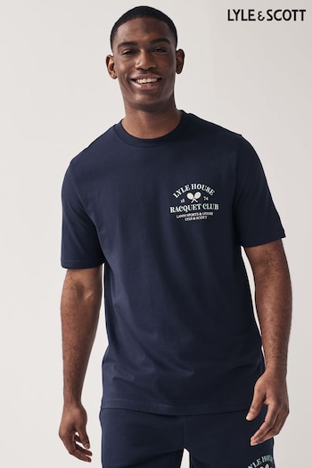 Lyle & Scott Racquet Club Graphic Print T-Shirt (656731) | £35
