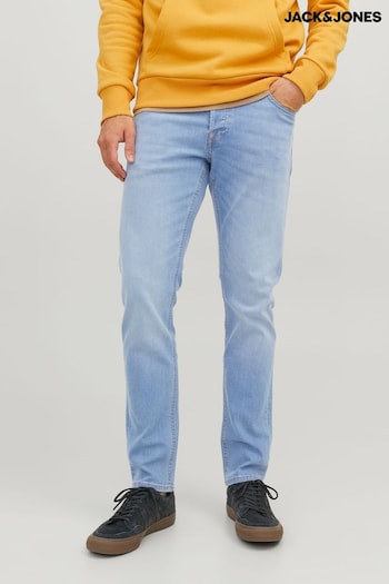 JACK & JONES Blue Slim Fit Glenn Tapered Jeans (657048) | £30