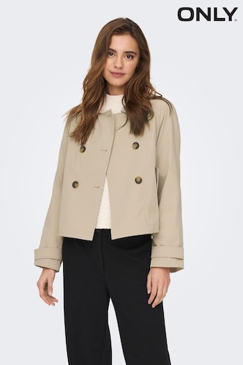 ONLY Cream Short Trench Coat (657118) | £45