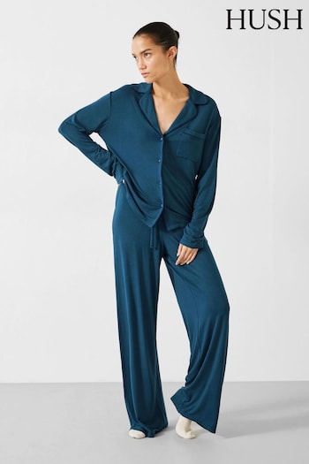 Hush Blue Arion Jersey Pyjamas (657851) | £79