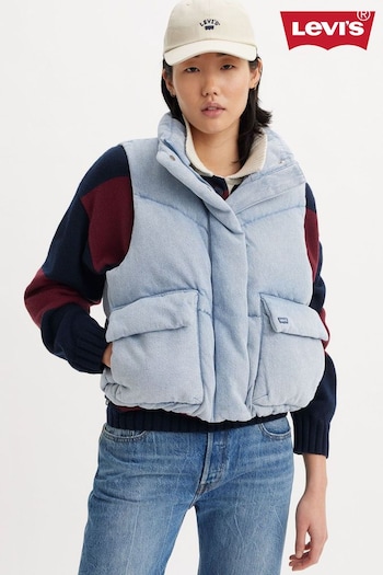 Levi's® Celebrate The Moment Western 100% Cotton Bubble Gilet (658163) | £100