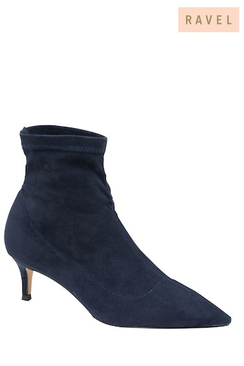 Ravel Blue Imi Suede Sock Ankle Boots (658514) | £65
