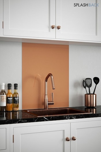 Splashback Copper Glass Kitchen Splashback 60x75cm (658739) | £119