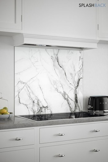 Splashback Grey Glass Kitchen Splashback 90x75cm (658848) | £199